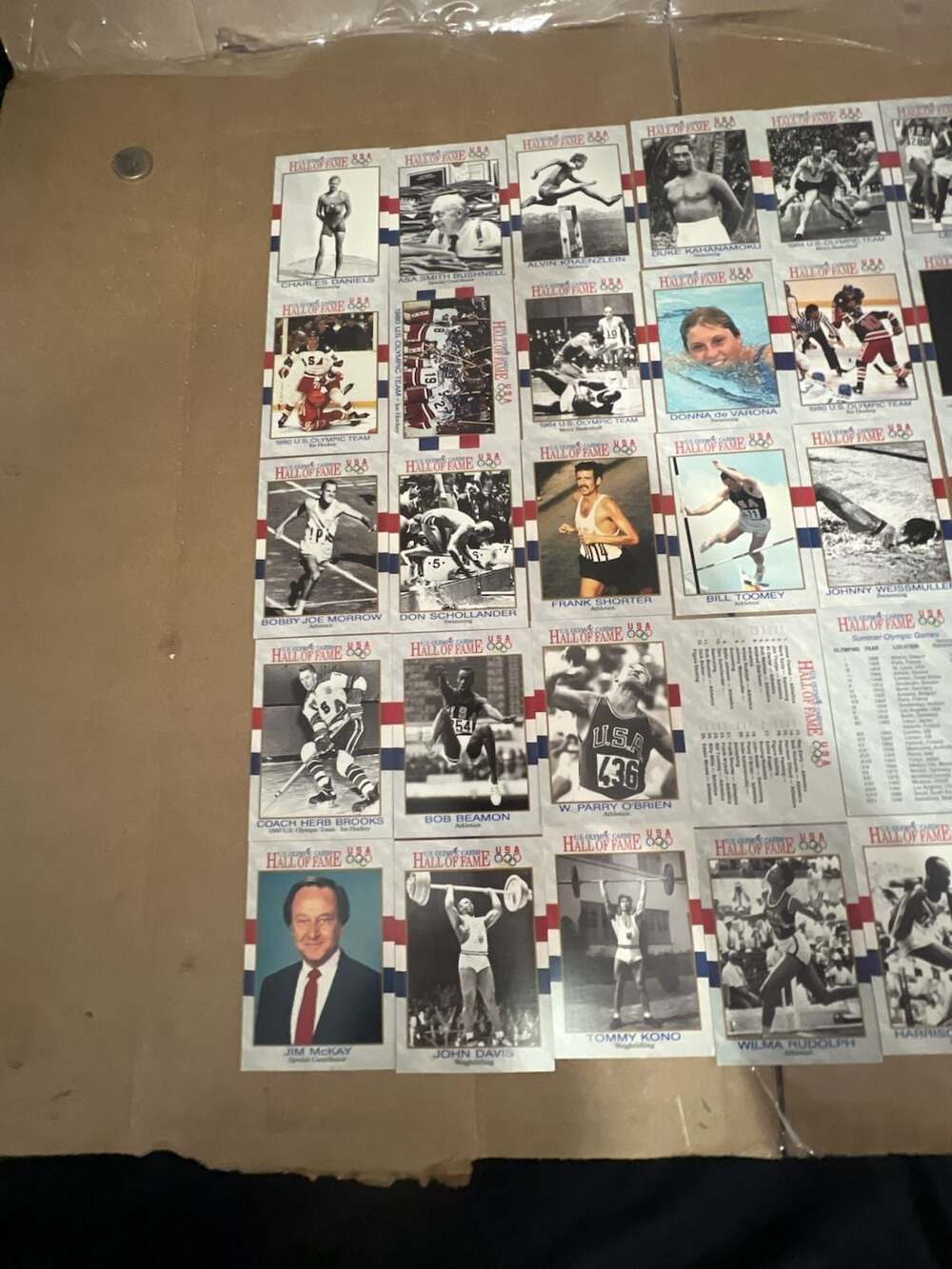 1991 Impel US Olympic Hall of Fame Trading Card Set